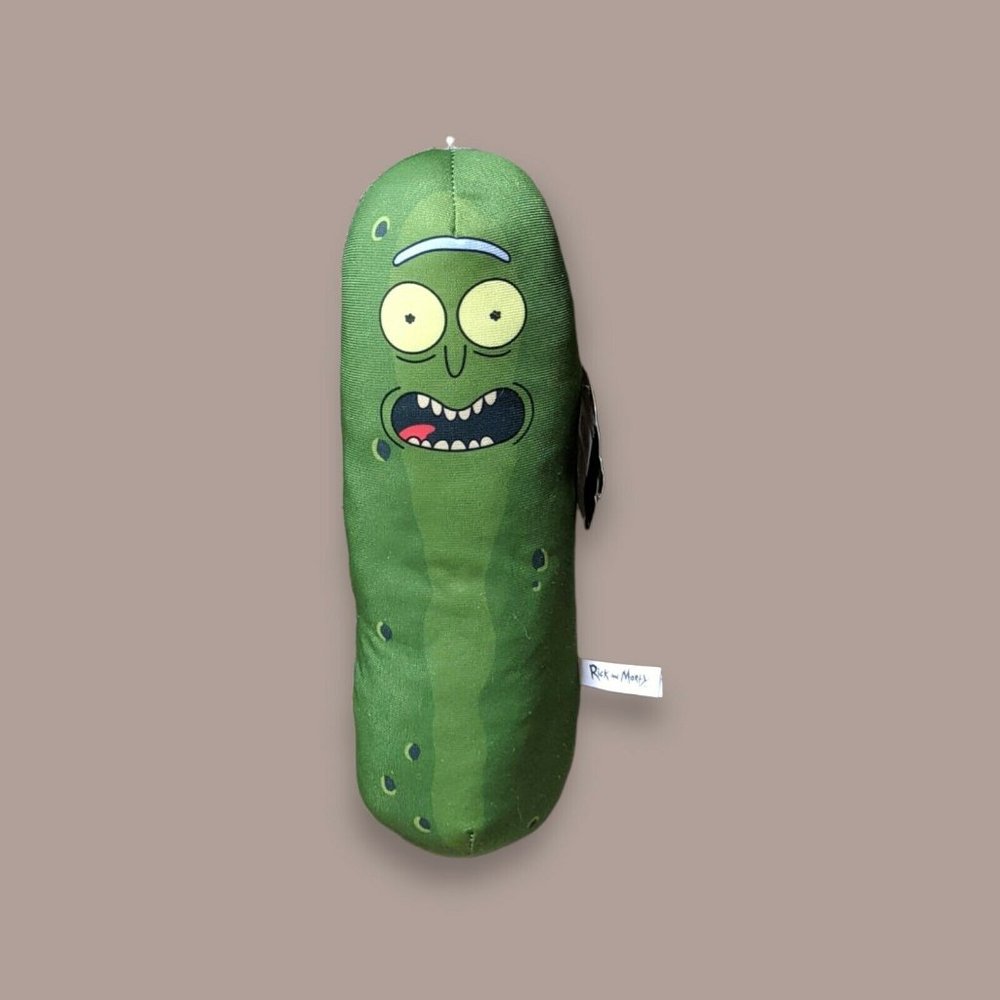 Pickle Rick Plush From Rick and Morty - Stuffed Toy 14" - Official New With Tag